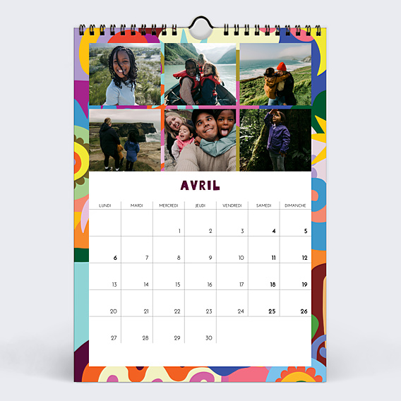Calendrier famille Cosmic folk - Leona Rose x Popcarte