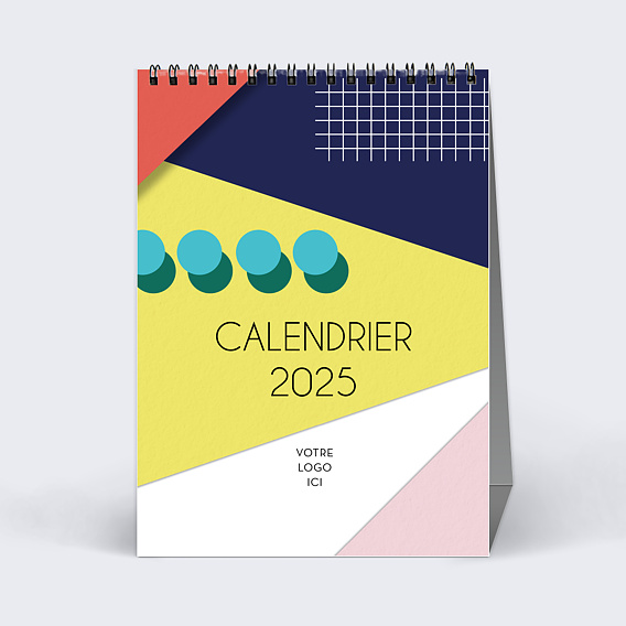 Calendrier professionnel Géométrique