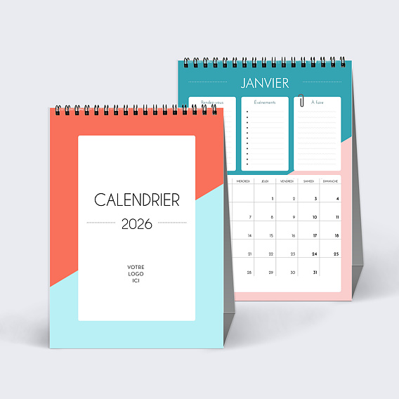 Calendrier professionnel Planning