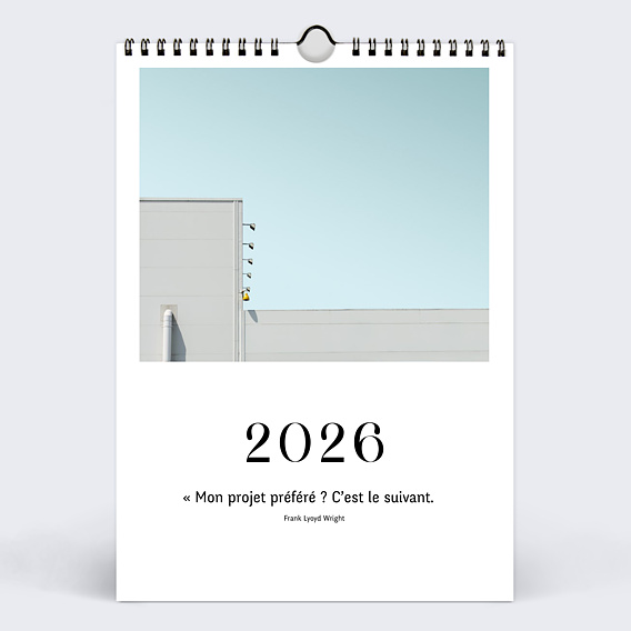 Calendrier professionnel Architecture