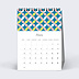 Calendrier professionnel Azulejos Mars