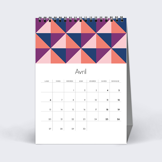 Calendrier professionnel Azulejos Avril