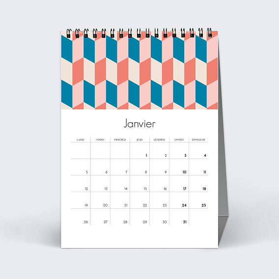 Calendrier professionnel Azulejos Janvier