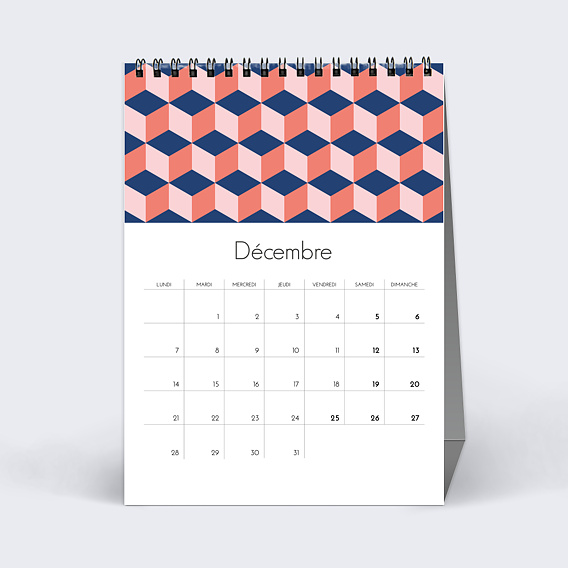 Calendrier professionnel Azulejos Décembre