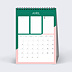 Calendrier professionnel Planning Avril