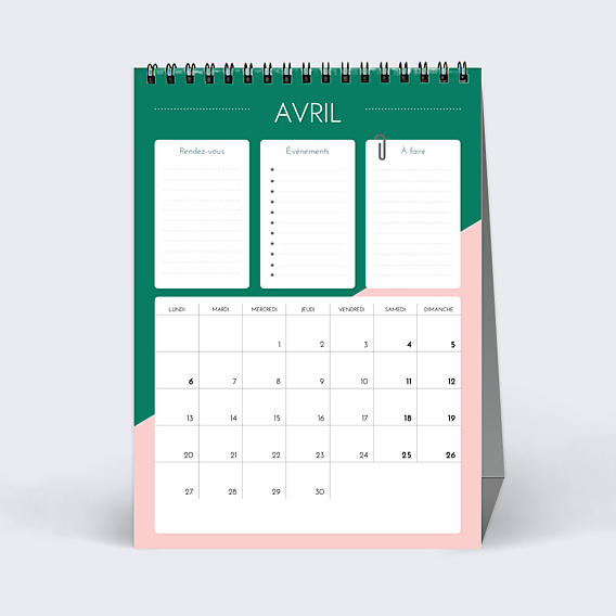 Calendriers Professionnels Planning