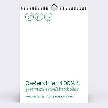 Calendriers Professionnels Modle 100% personnalisable