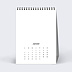 Calendrier professionnel Modèle 100% personnalisable Janvier