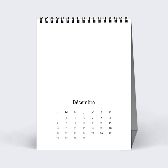 Calendriers Professionnels Modèle 100% personnalisable