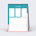 Calendrier professionnel Planning Janvier