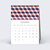 Calendrier professionnel Azulejos Décembre