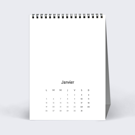 Calendriers Professionnels Modèle 100% personnalisable