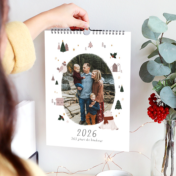 Calendrier famille Roi des forêts