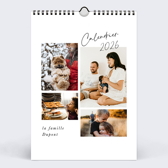 Calendrier famille Pêle-Mêle