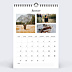 Calendrier photo Cadre Branches Janvier