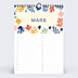 Calendrier famille Anniversaire Perpétuel