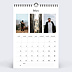Calendrier photo Cadre Branches Mars