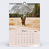Calendrier photo Roi des forêts Mars