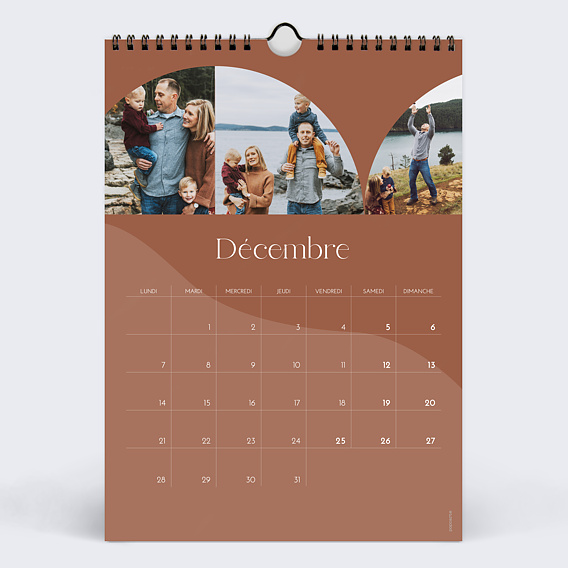 Calendrier famille Arches Décembre