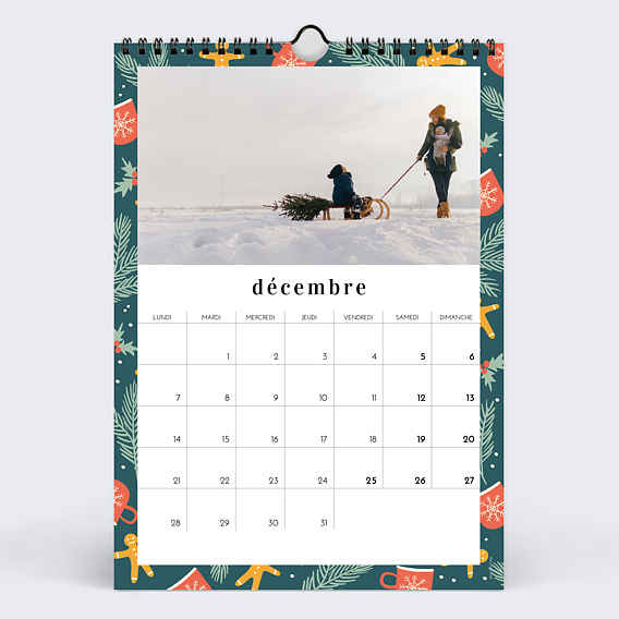 Calendrier famille Petits Motifs (13 photos) Décembre