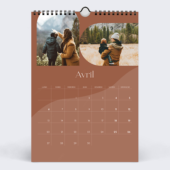 Calendrier famille Arches Avril