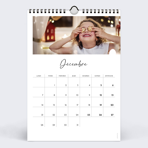 Calendrier famille Pêle-Mêle Décembre