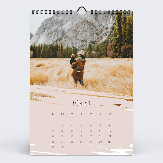 Calendrier famille Roi des forêts Mars