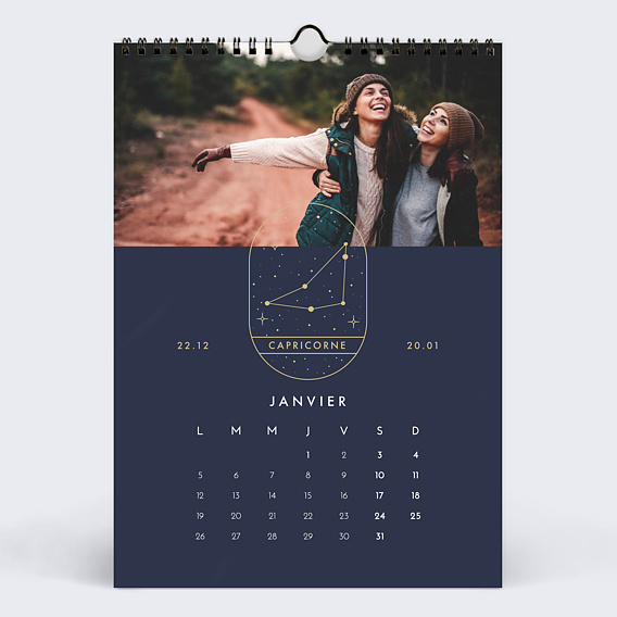 Calendrier famille Astrologie (12 photos) Janvier