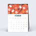 Calendrier famille Bureau Saisonnier
