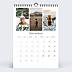 Calendrier famille Cadre Art Déco
