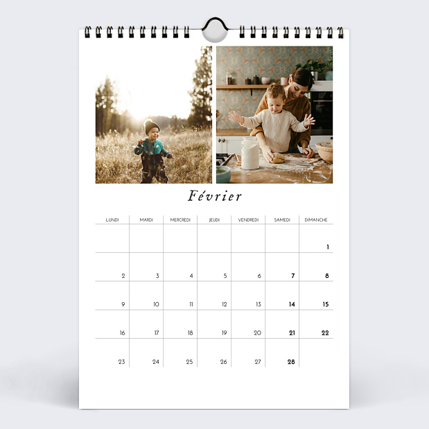 Calendriers Photos Cadre Branches Février
