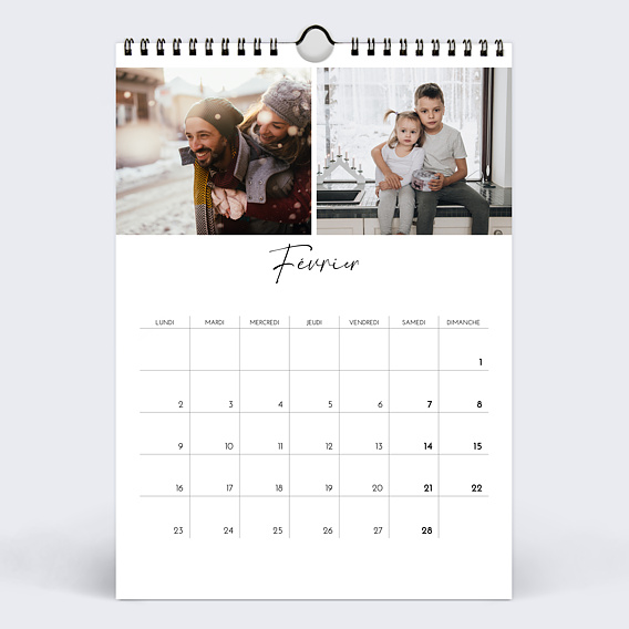 Calendrier famille Pêle-Mêle Février