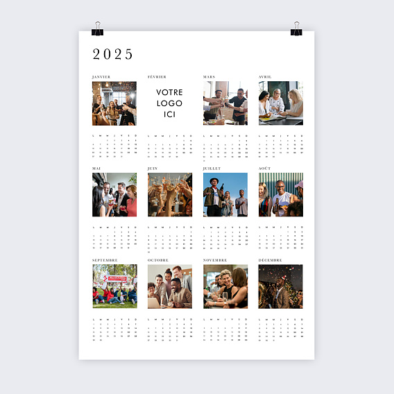 Calendrier professionnel Poster moderne