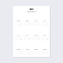Calendriers Professionnels Poster grands mois