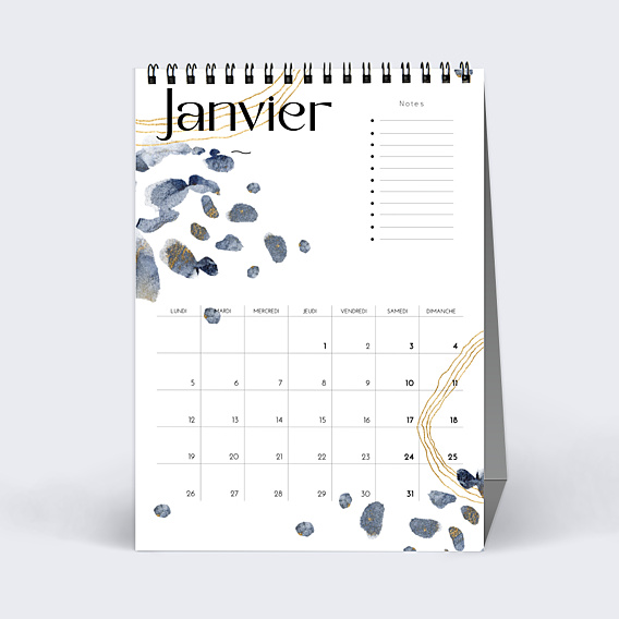 Calendriers Professionnels Tâches Aquarelle