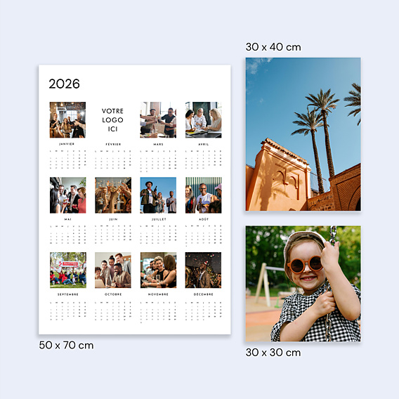 Calendriers Professionnels Poster moderne