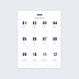 Calendriers Professionnels Poster grands mois