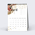 Calendrier professionnel Tâches Aquarelle Avril