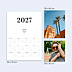 Calendriers Professionnels Poster minimaliste année