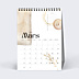 Calendriers Professionnels Tâches Aquarelle