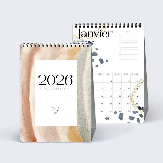 Calendriers Professionnels Tâches Aquarelle
