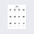 Calendriers Professionnels Poster grands mois