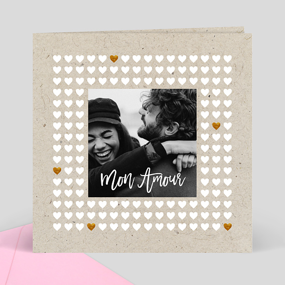 Carte d'Amour Amour Chiné