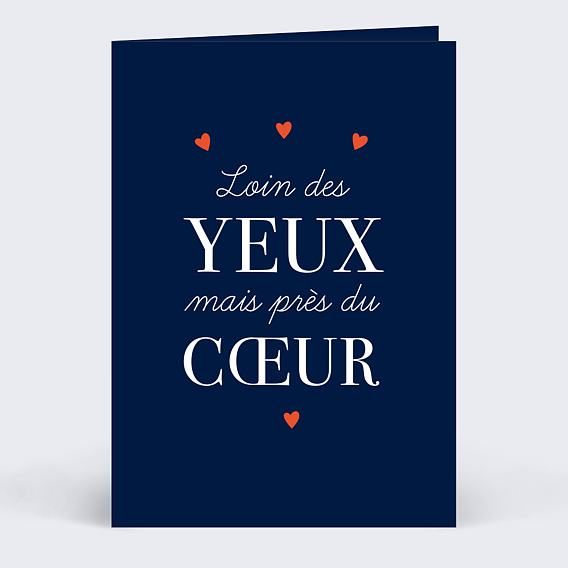 Carte d'Amour Près du Coeur Proverbe