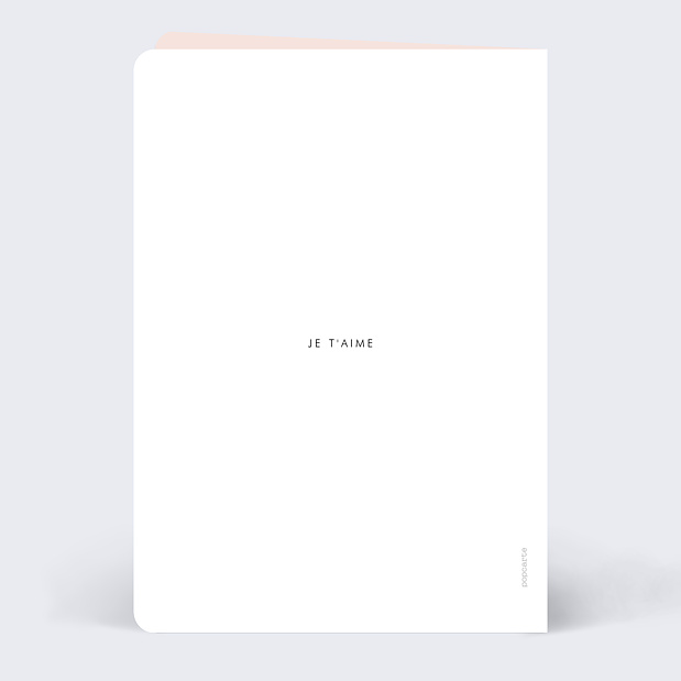 Carte d'amour Surprise Verso