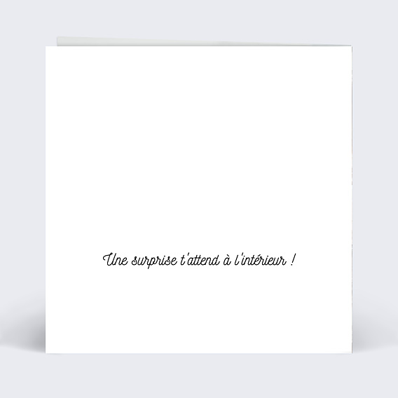 Carte d'Amour Tirets Bon pour