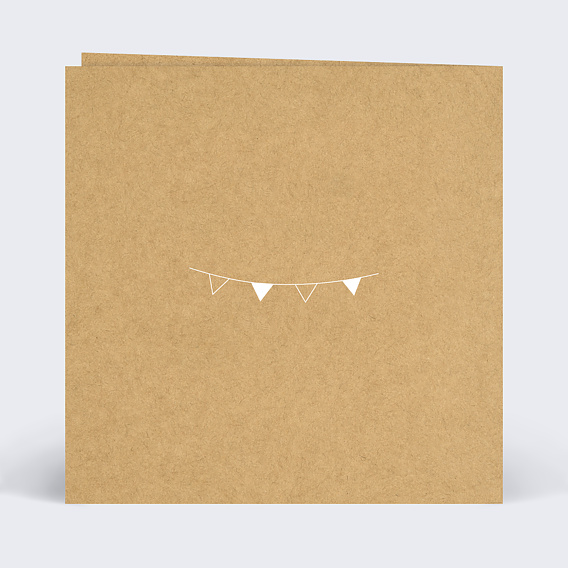 Carte d'amour Bucolique Simple Verso