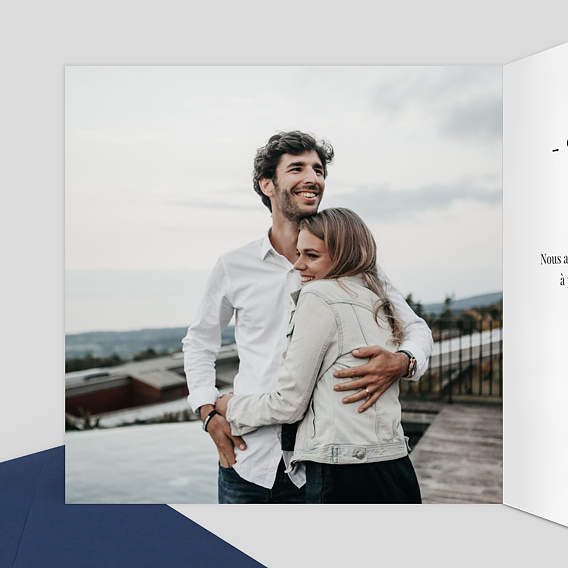 Carte d'amour Tirets Bon pour  Intérieur Gauche