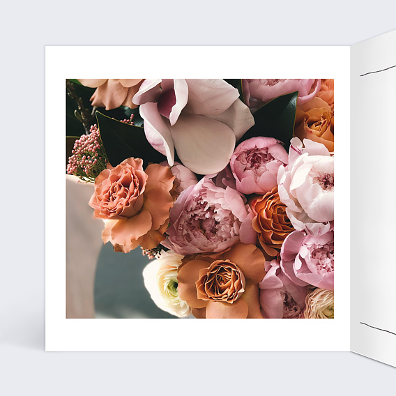 Carte d'amour Trait de Crayon Intérieur Gauche