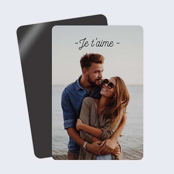 Carte d'Amour Tirets Noirs